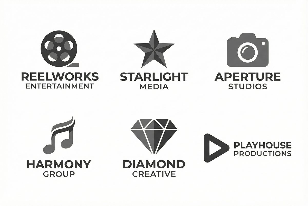 N号房合作影视品牌Logo墙